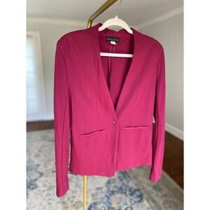 Simply Styled Berry Blazer Feminine Polished Business Professional Autumn Winter